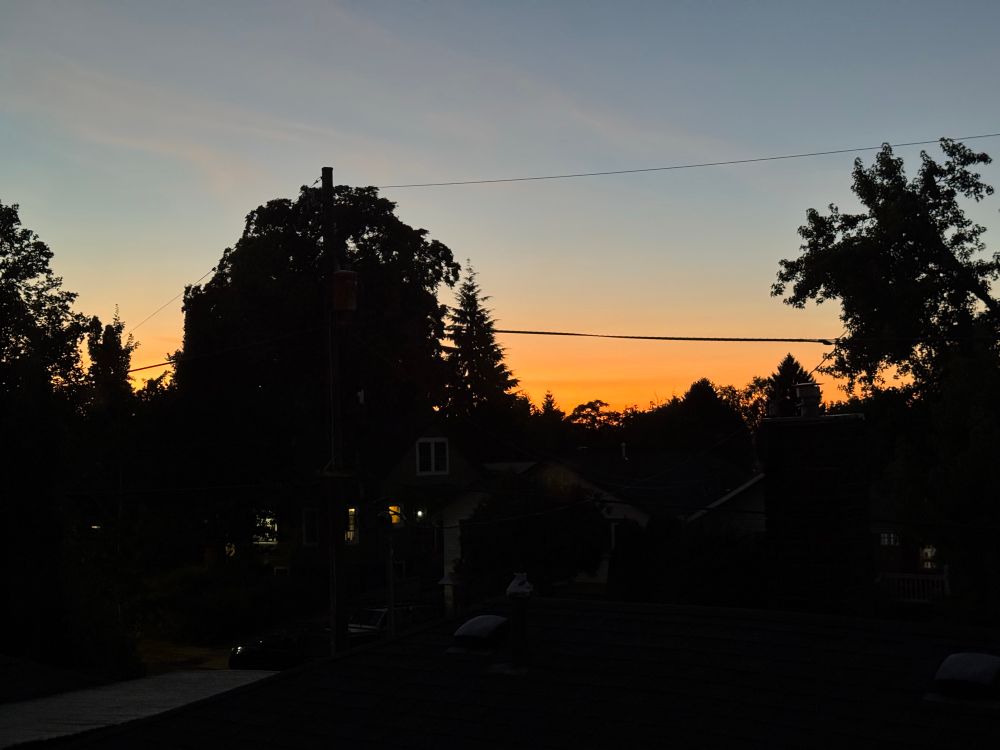 Sunset, Portland, Oregon 
