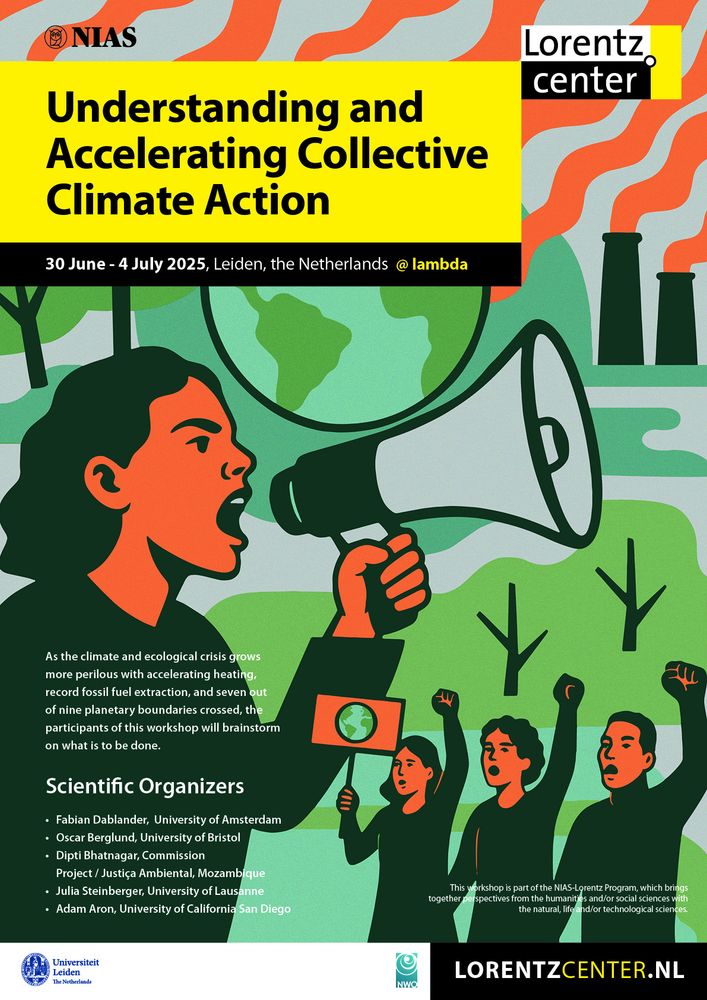 Poster of the Lorentz workshop "Understanding and Accelerating Collective Climate Action"