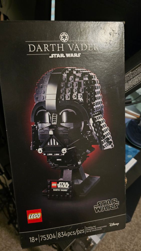 Darth Vader lego box