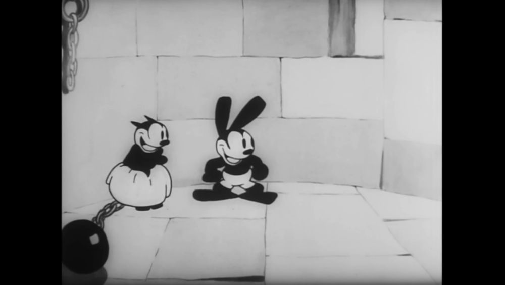 Bild zeigt Oswald und seine Freundin die eine Fußfessel trägt