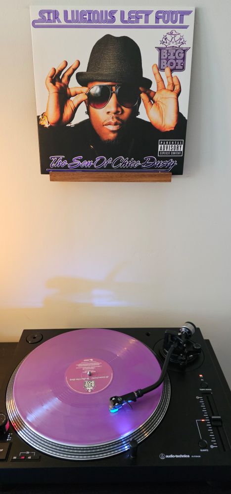 Big Boi's "Sir Lucious Left Foot" on Silver Galaxy vinyl. 