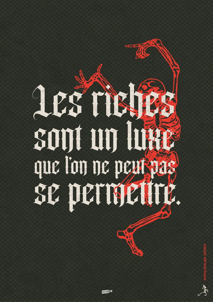 "Les riches sont un luxe que l'on ne peut pas se permettre"