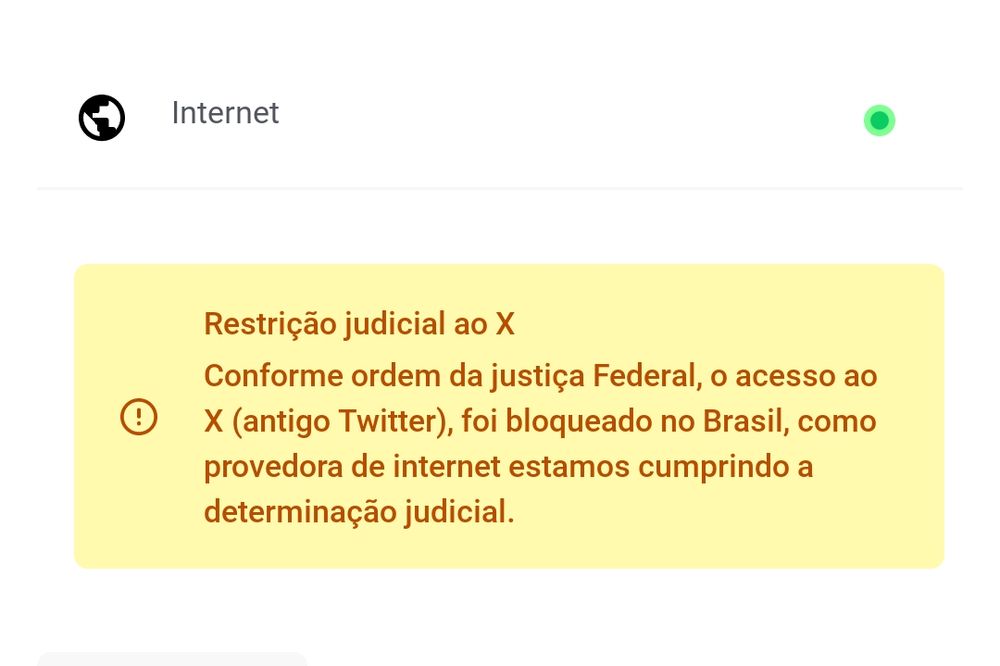 Internet via Twitter