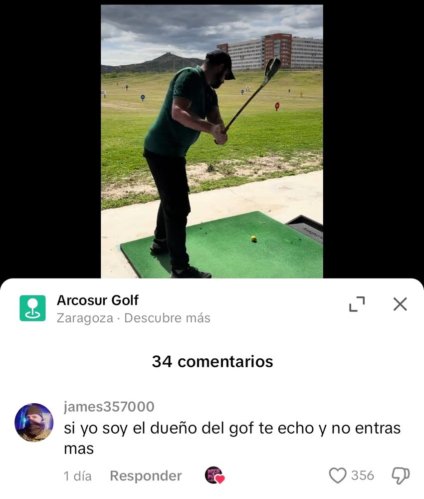 si yo soy el dueño del gof te echo y no entras mas