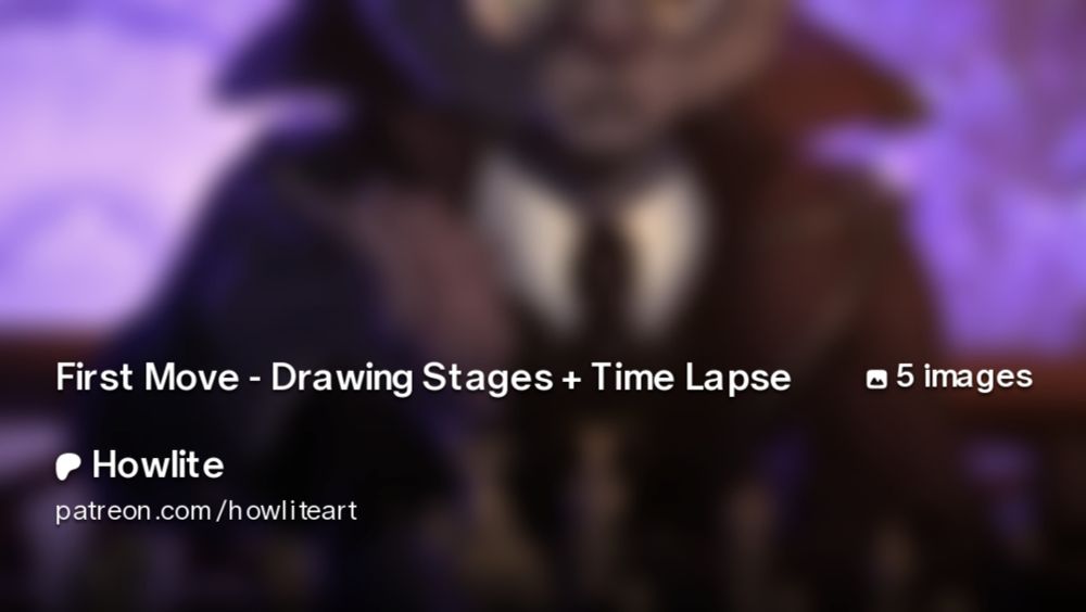 First Move - Drawing Stages + Time Lapse | Howlite