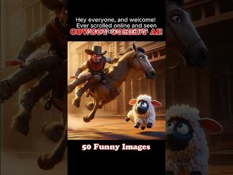 50 Funny Pixar-Style Western AI Images You MUST See!