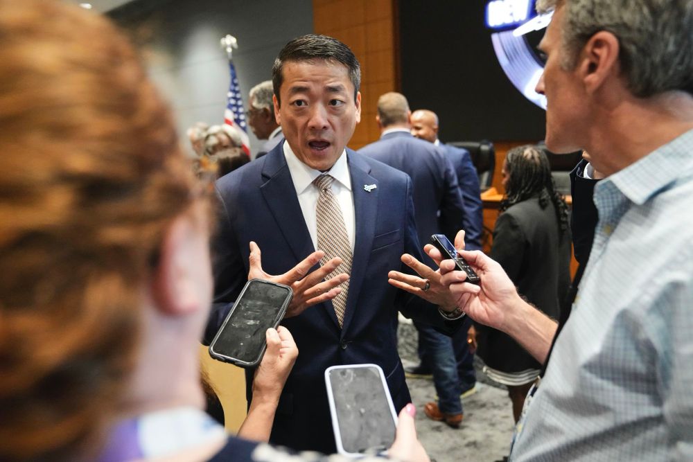 The lawsuit alleges Gene Wu forfeited his office when he led the Democratic House caucus in fleeing the state over redistricting.