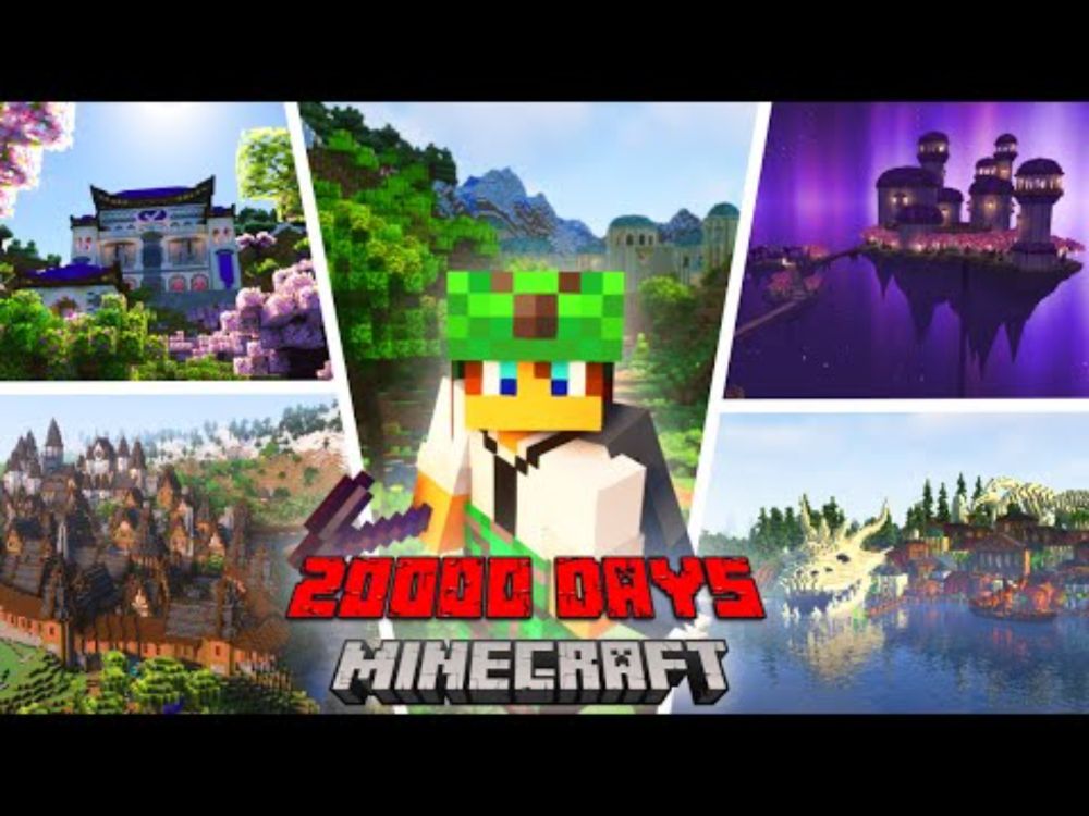 20000 Day Minecraft Forever World Tour
