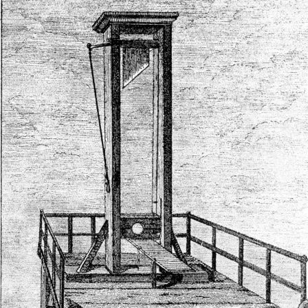 gravure de guillotine 