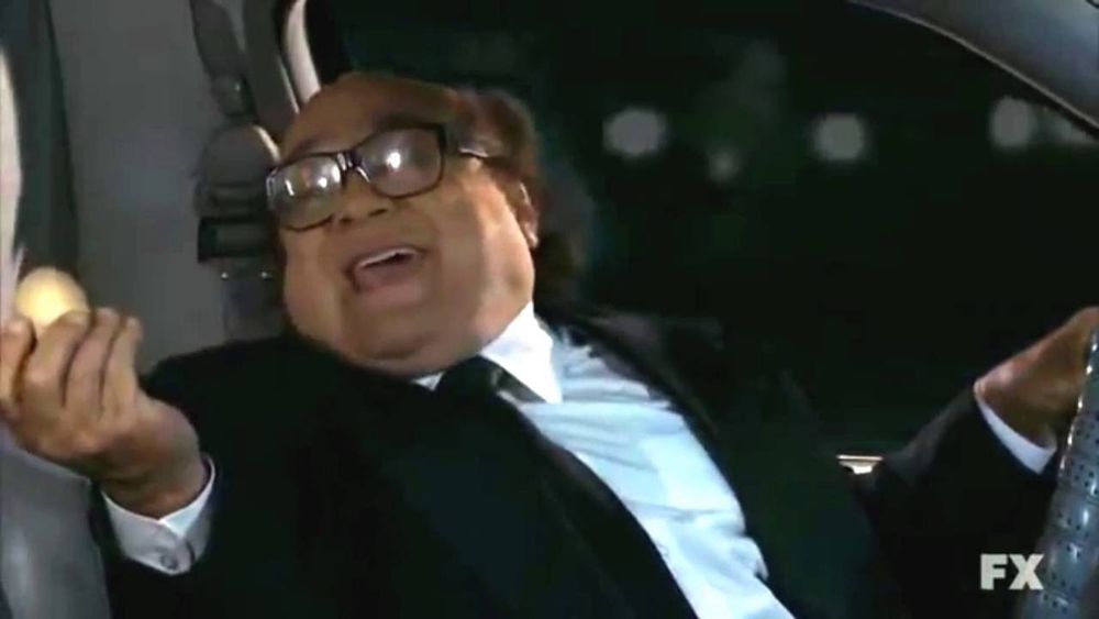 Frank from It's Always Sunny in Philadelphia offering you a nice egg in this trying time