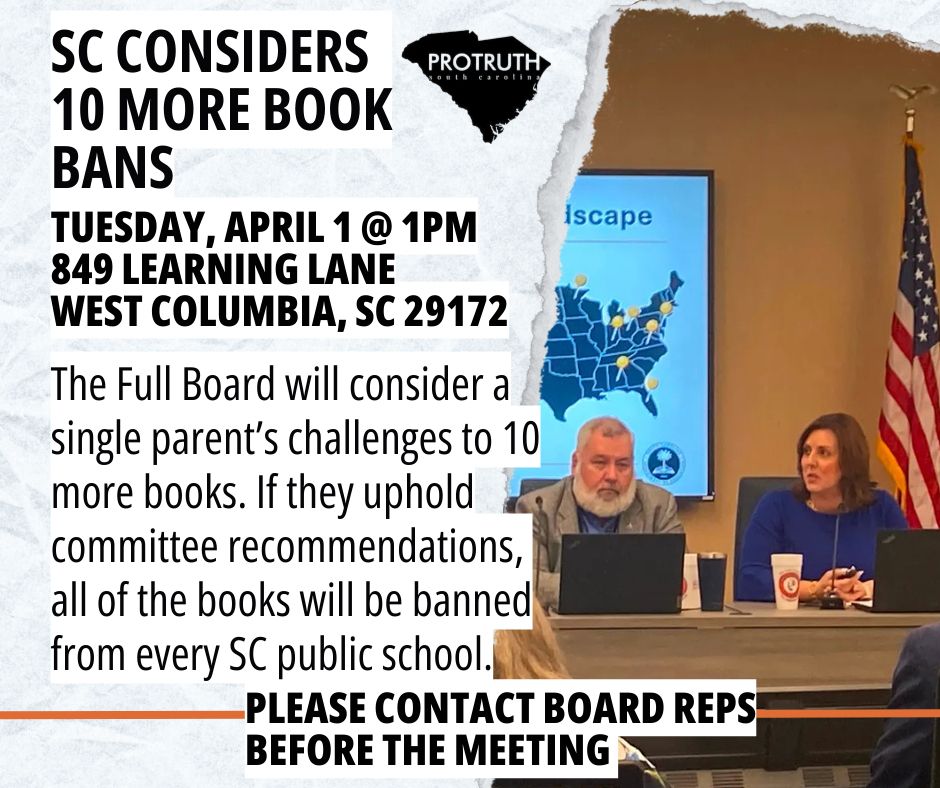 A graphic featuring Superintendent Ellen Weaver and Instructional Materials Review Committee Chair Christian Hanley.
