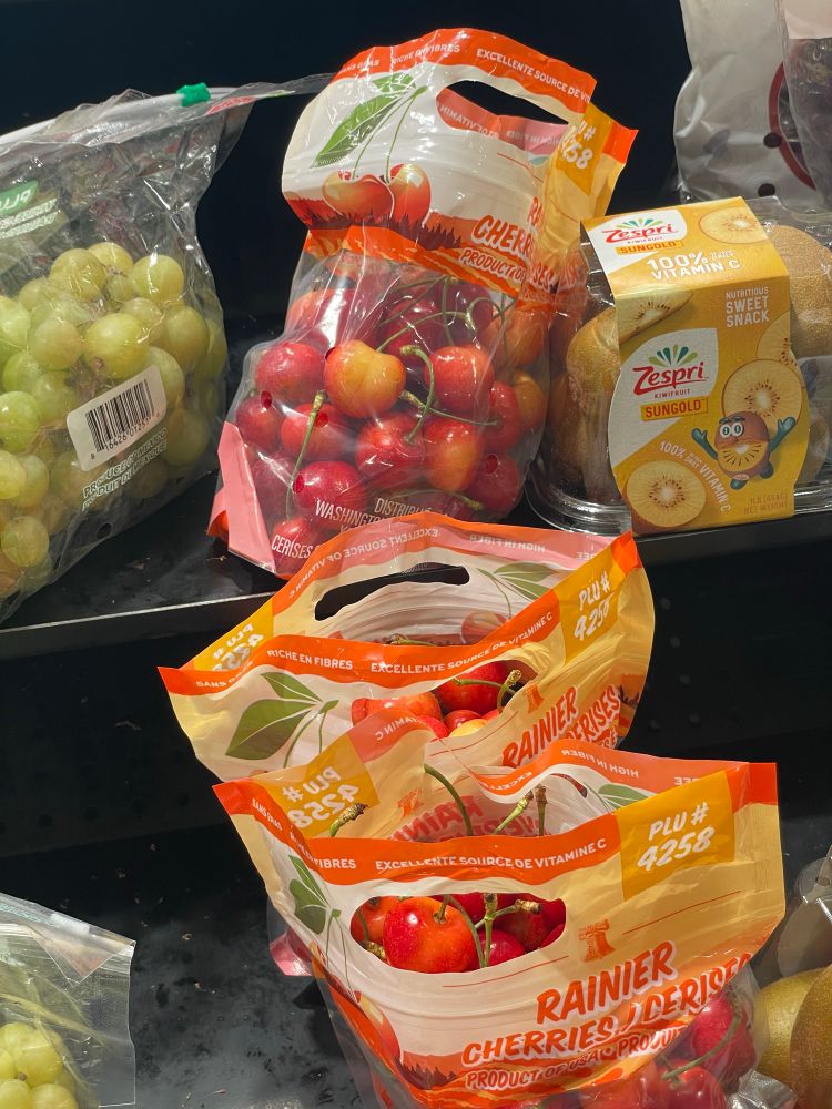 We only care about the rainier cherries