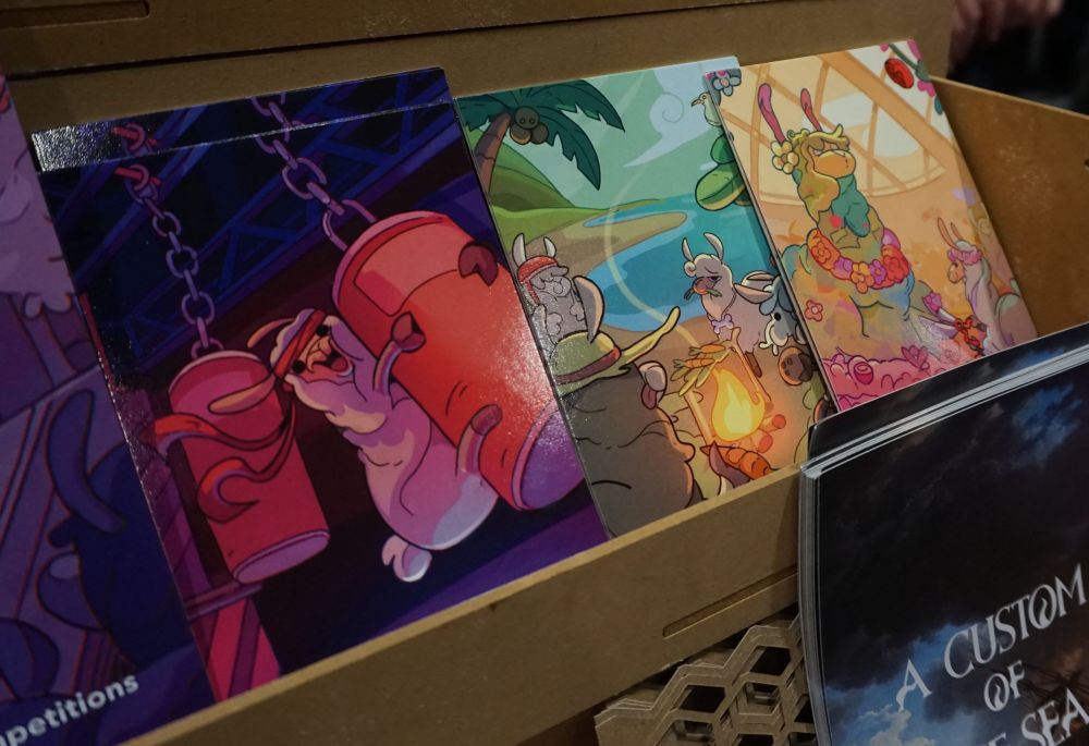 Some Drama Llamas postcards
