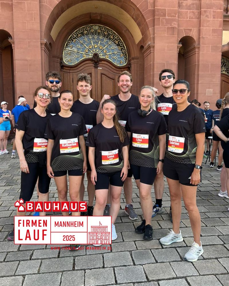 UEBERBIT beim Bauhaus Firmenlauf in Mannheim