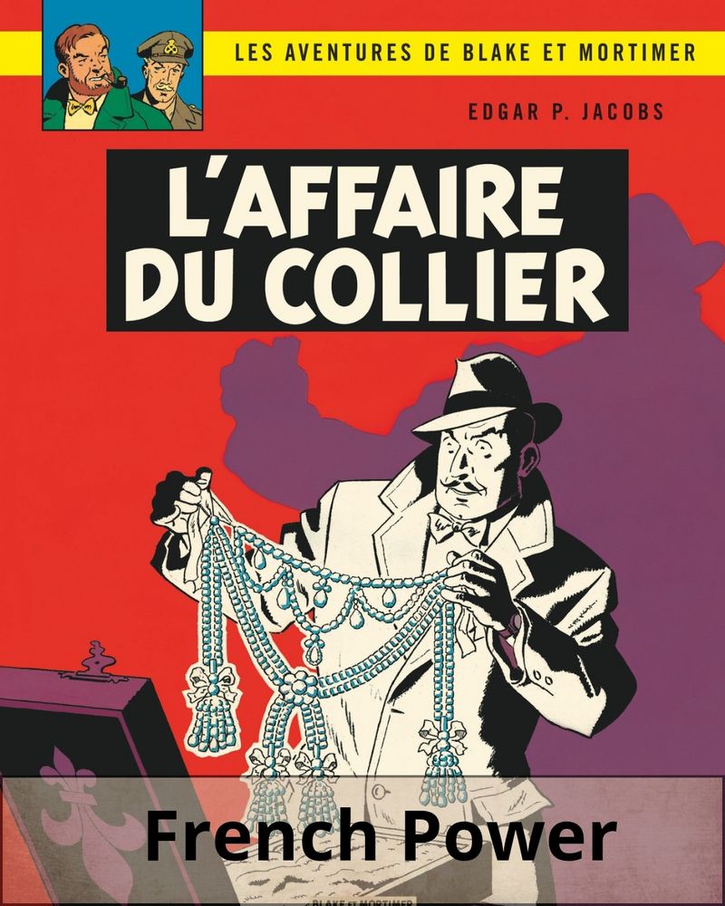 La couverture de L'affaire du collier avec un bandeau : French Power