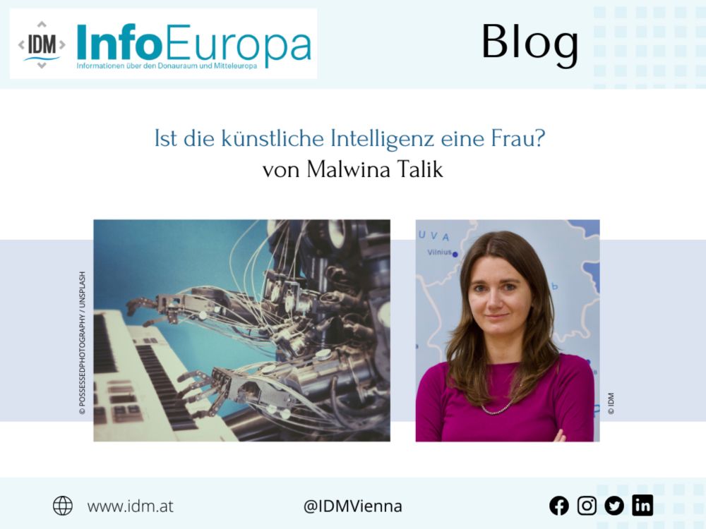 Ist die künstliche Intelligenz eine Frau? - IDM