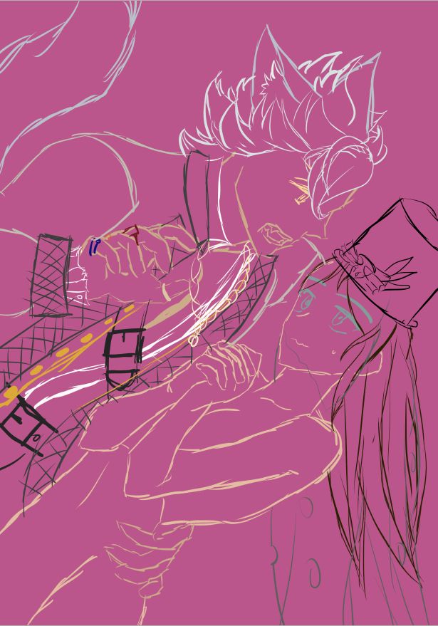 Jack x Lysis Halloween second WIP