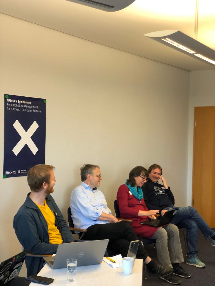 Podiumsdiskussion NFDIxCS Symposium