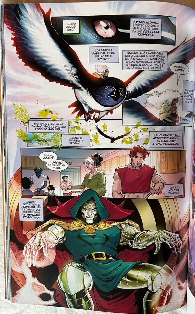 Ororo prepares herself, leaving in the early in the morning for Latveria where she will have to confront Doom, alone and without powers