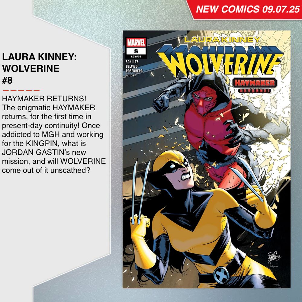 Cover for Laura Kinney: Wolverine #8, art by Elena Casagrande & Edgar Delgado