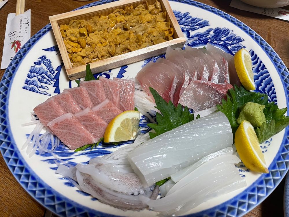 刺し盛り
ウニすごい美味しかった