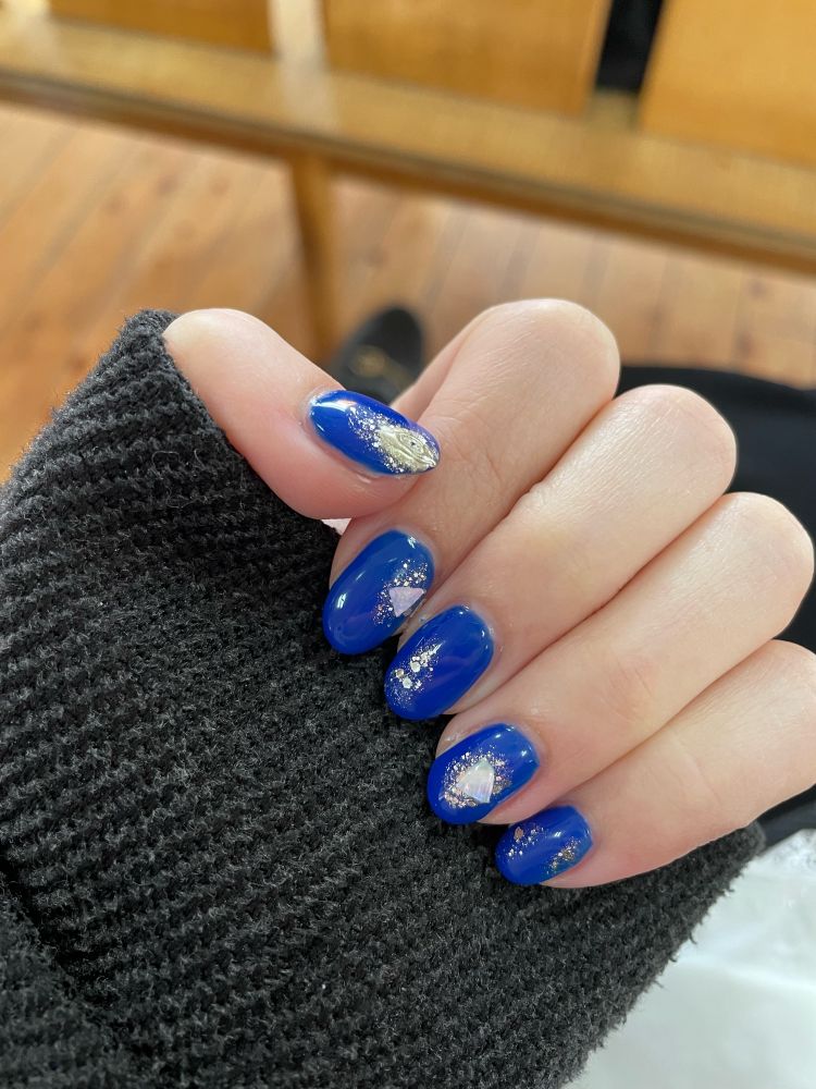 サンプルのチップよりも鮮やかになっちゃった🤔