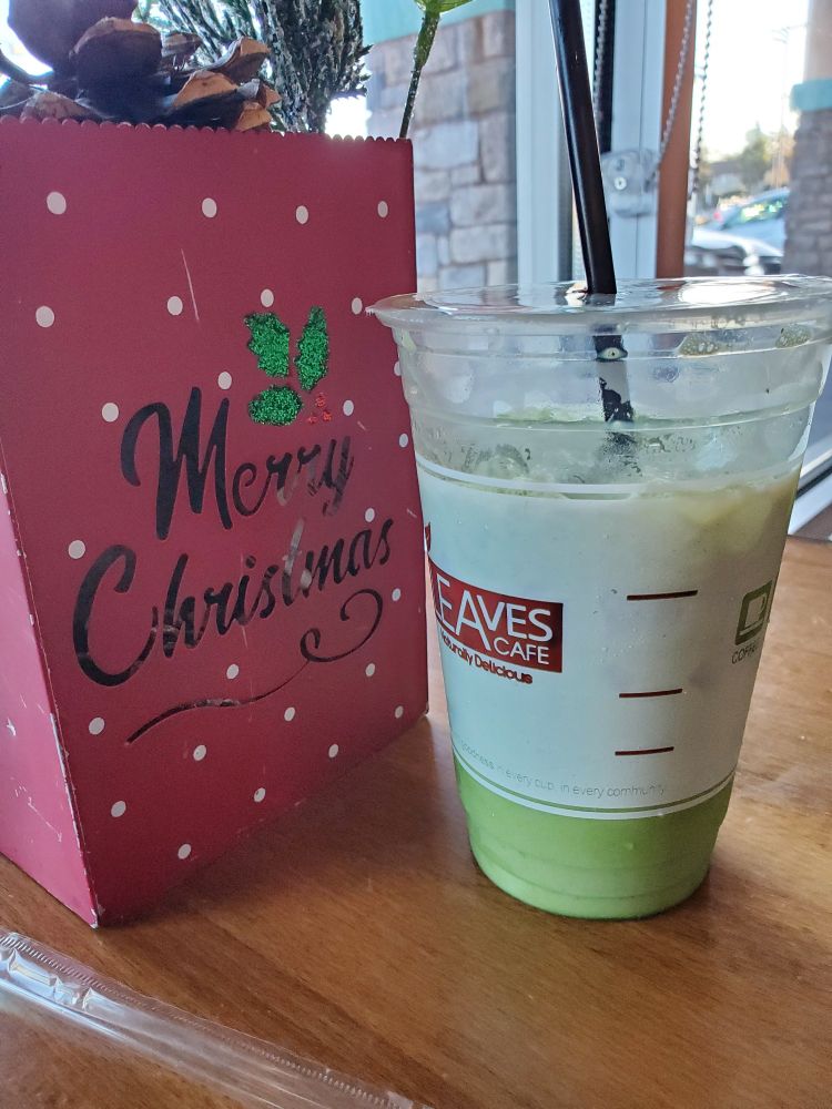 Matcha soy drink