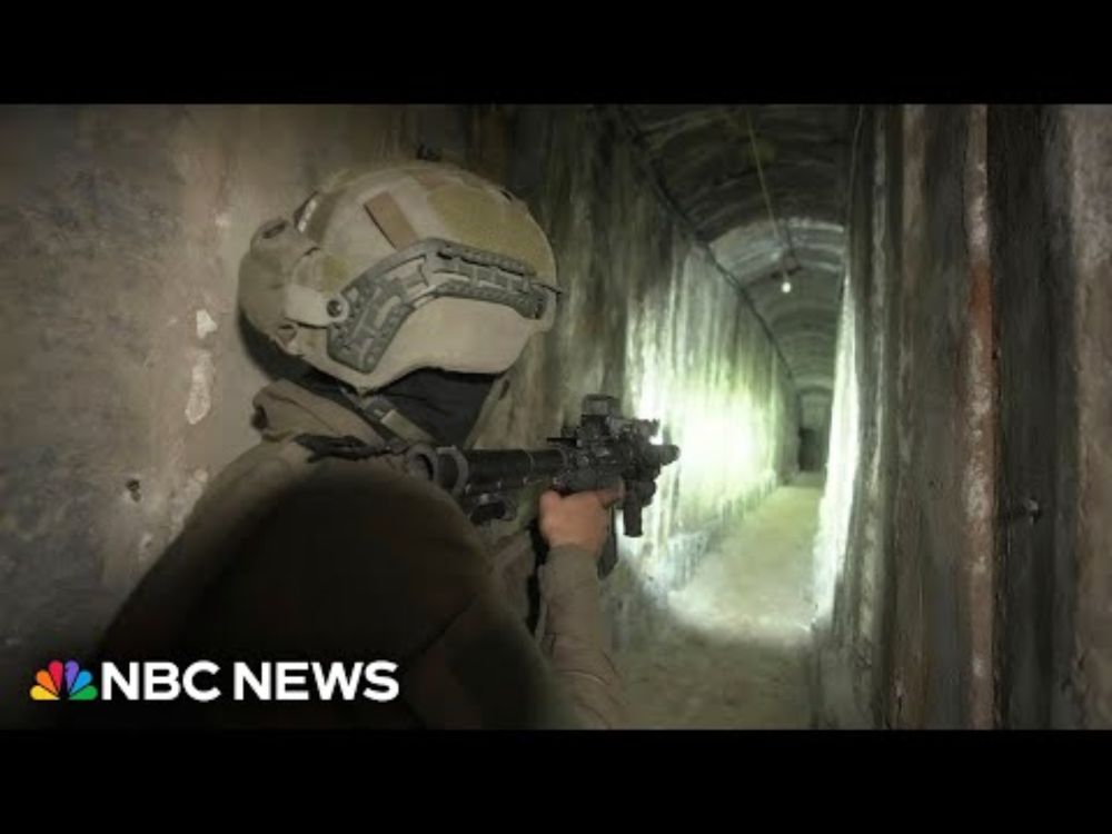 WATCH: Israel allows news cameras inside Al-Shifa tunnel