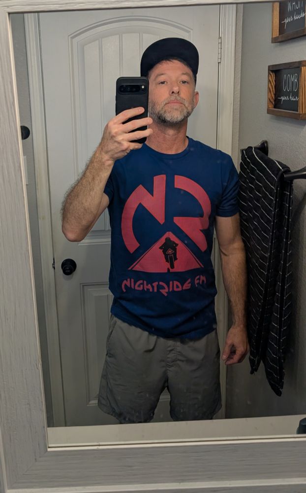Me in a shirt from Nightride fm