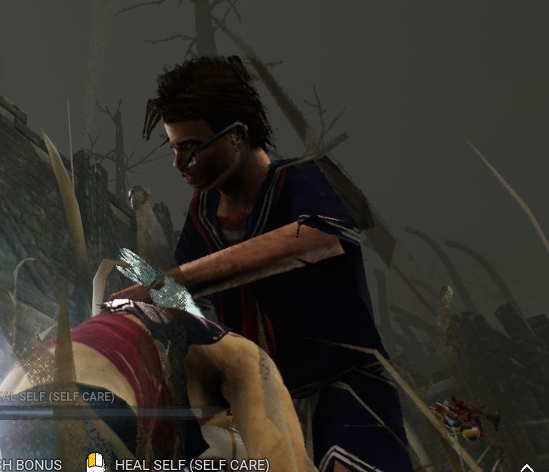 Steve from stranger things in Dead by Deadlight