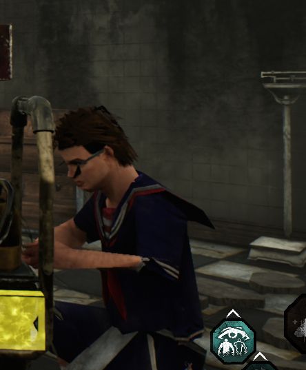 Steve from stranger things in Dead by Deadlight