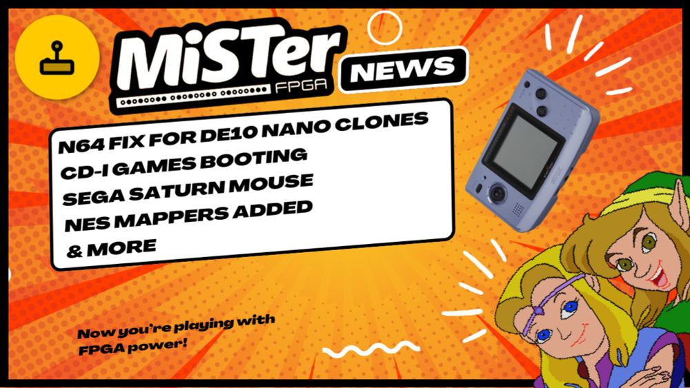 MiSTerFPGA News - CD-i, Sega Saturn, Neo Geo Pocket & More