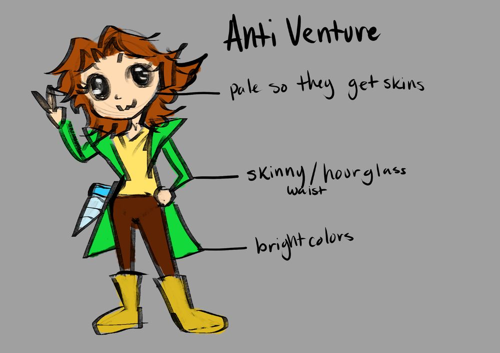 Evil Venture in a universe where they get skins in Overwatch 