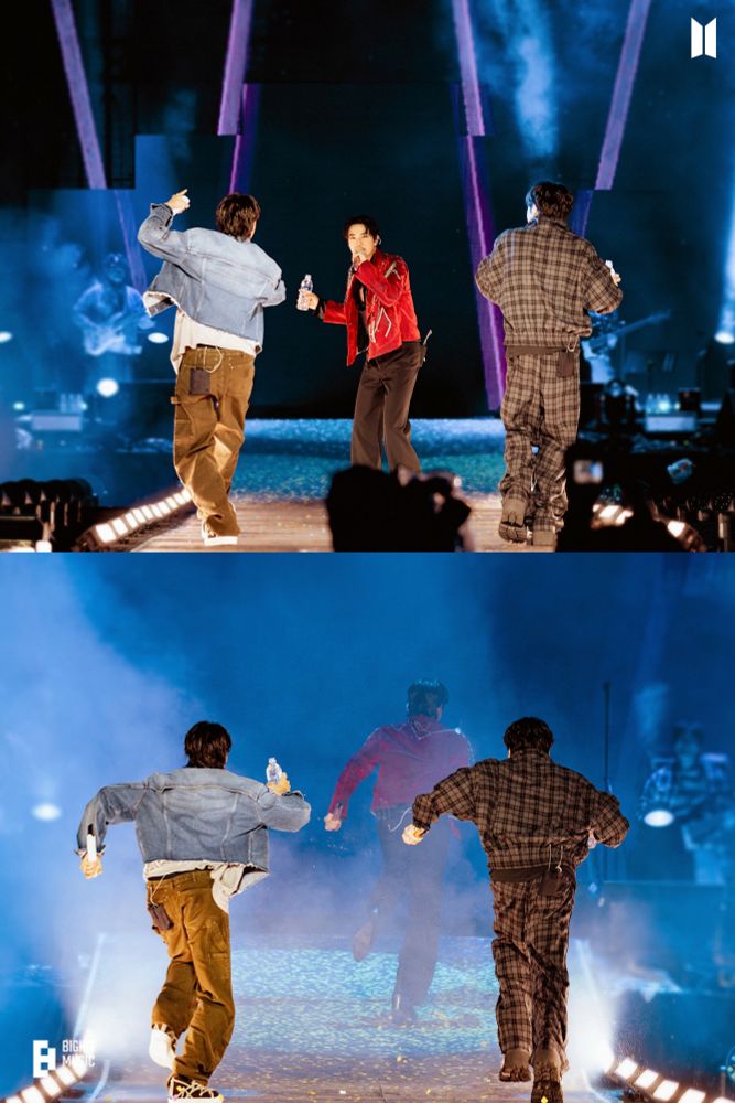 water bottle chaos on the stage