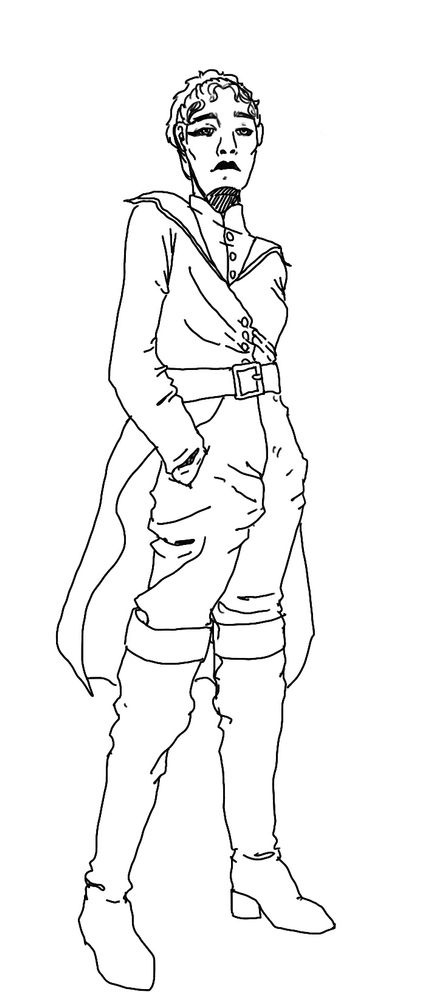 Lineart of Suvi