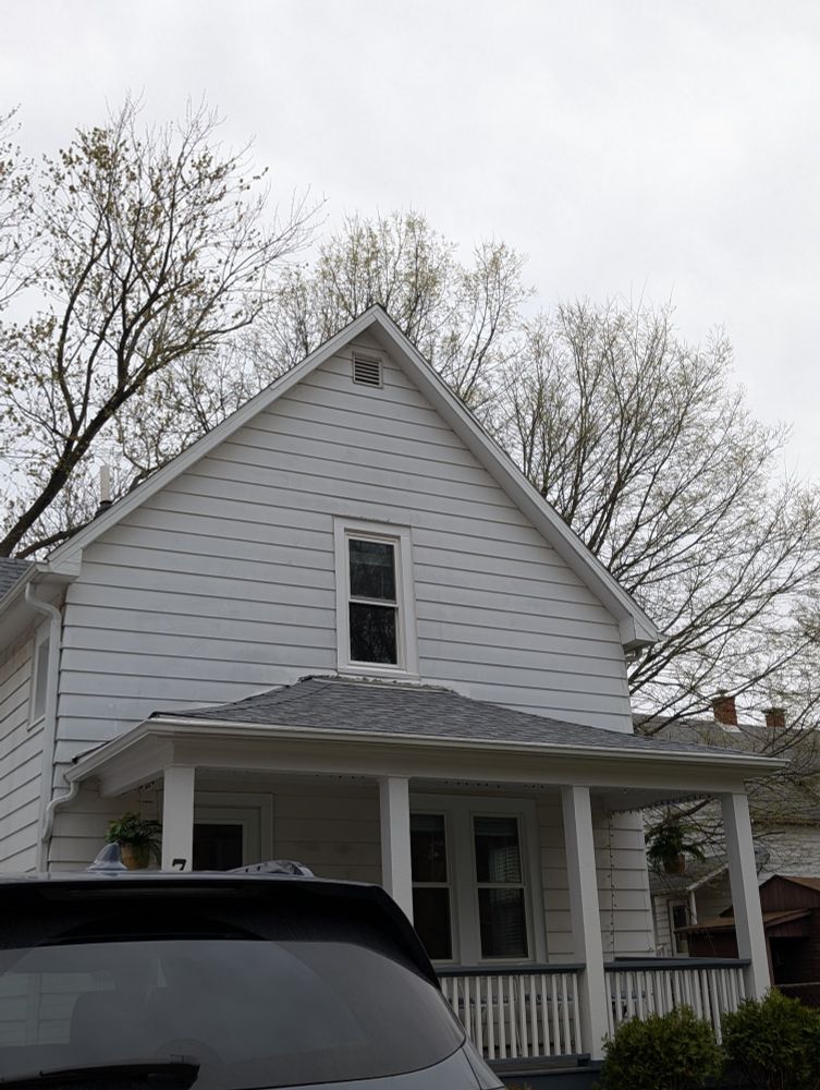 Photo of the "American Football House" from a similar angle of the LP1 album cover