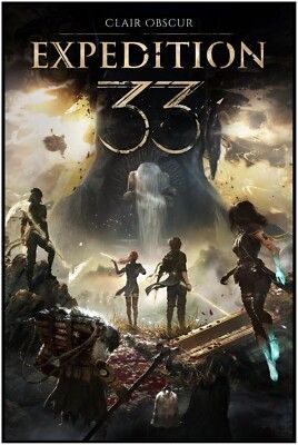 Poster for the game clair obscur expedition 33