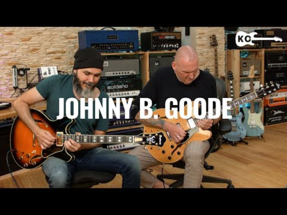 Chuck Berry - Johnny B. Goode - Guitar Cover by Kfir Ochaion ft. Jamie Humphries - 42 Gear Street 3