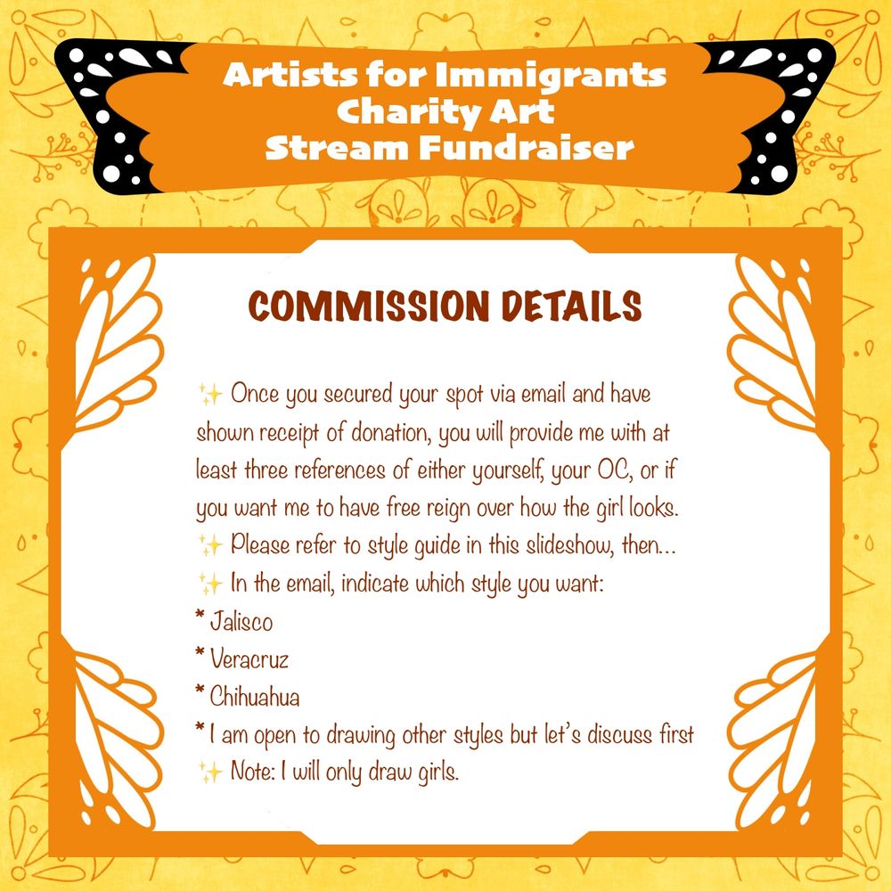 Title: Artist for Immigrants Charity Art Stream Fundraiser 