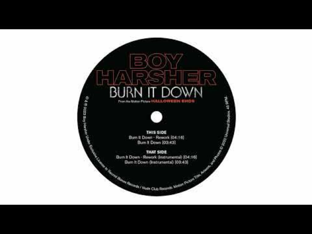 Boy Harsher - Burn It Down [Rework] (Official Audio)