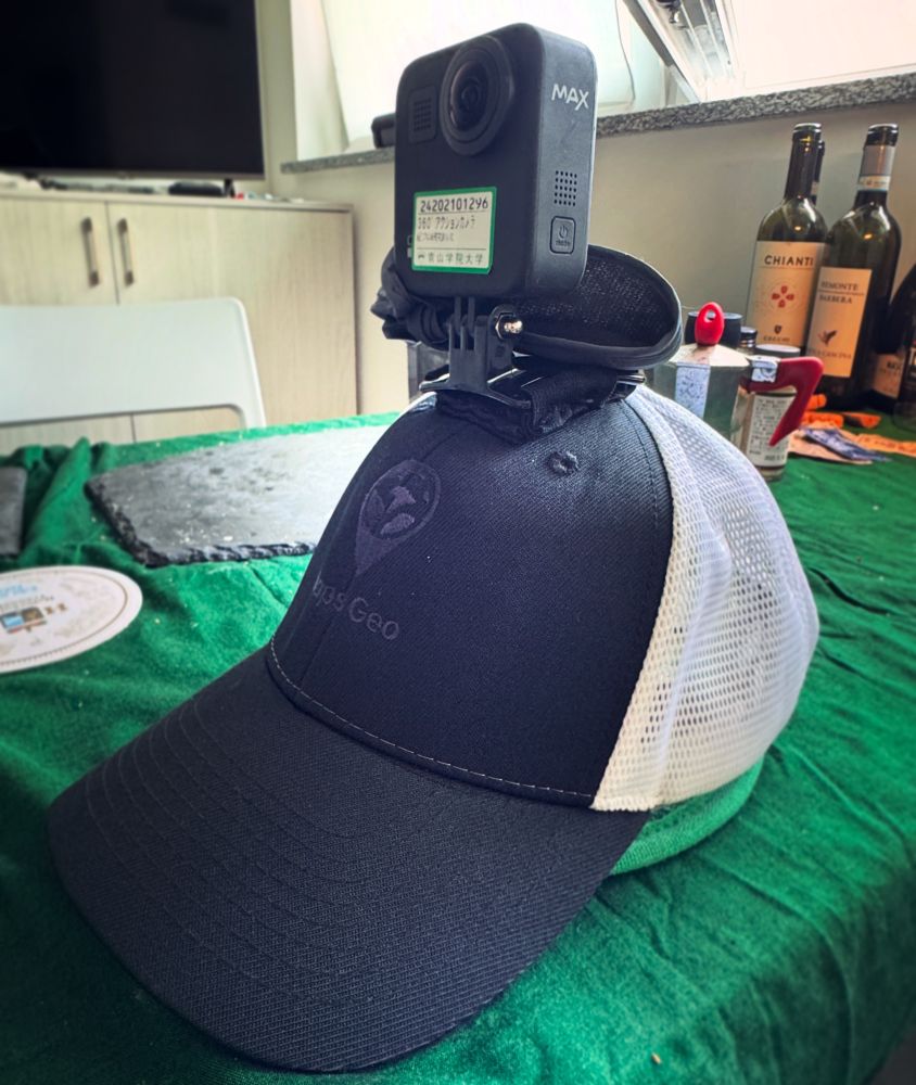 GoPro Max on the Cap