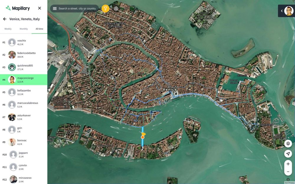 My contribution on Mapillary, Venezia