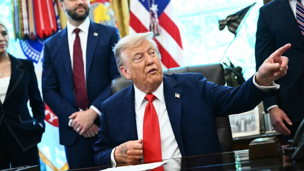 Donald Trump said "a lot" of Americans want a dictator while taking question in the Oval Office on Monday, but claimed he doesn't want to rule as one.