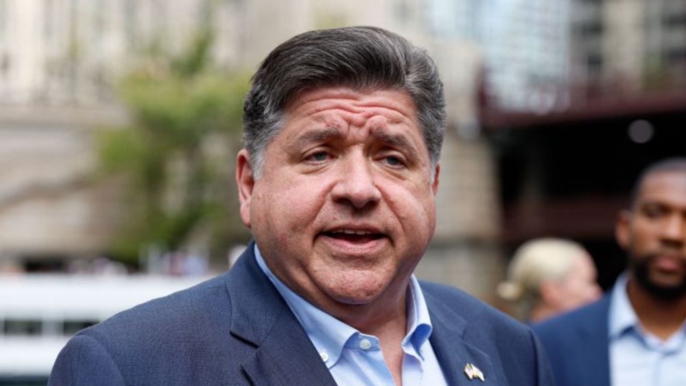 Illinois Gov. JB. Pritzker on Monday railed against President Donald Trump for suggesting he would deploy federal forces to Chicago, accusing the administration of “searching for ways to lay the groun...