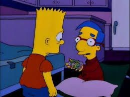 Milhouse y Bart