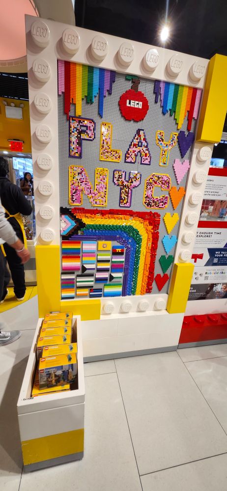 NYC Lego pride display