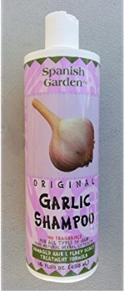 knoblauch shampoo flasche