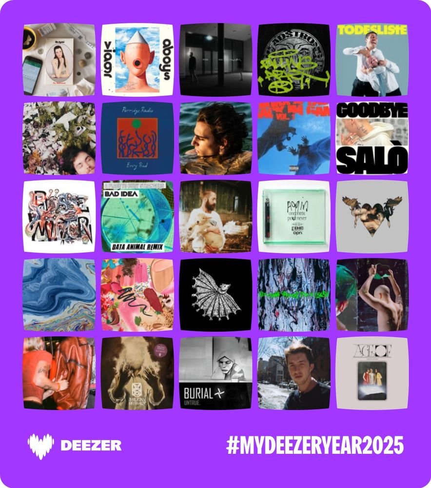 mein deezer jahresrückblick mit ganz vielen plattencovern 