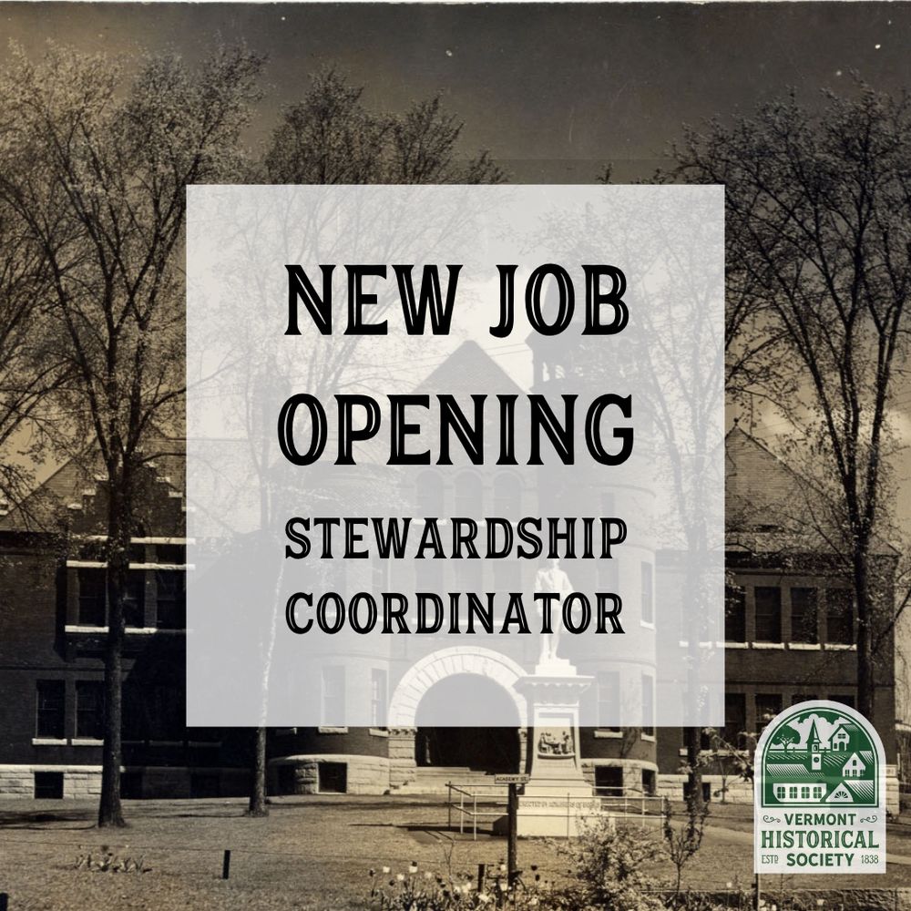 a graphic that reads New Job Opening: Stewardship Coordinator 