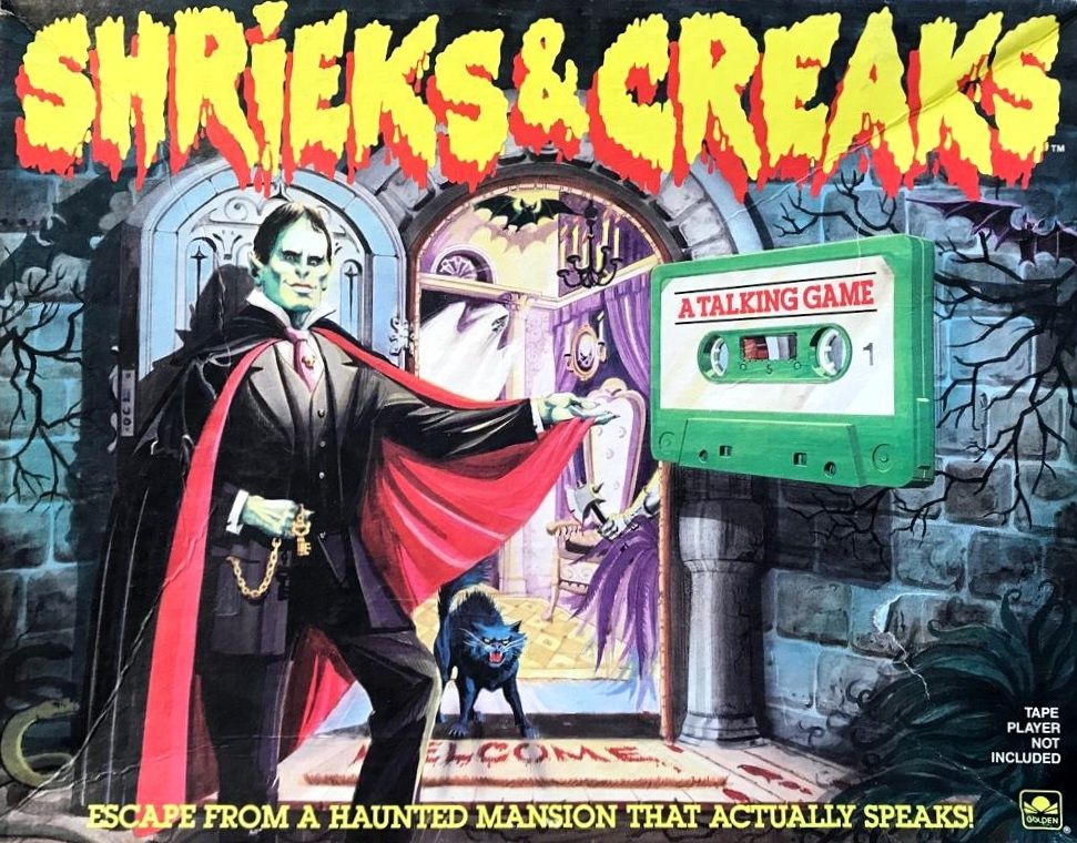 Shrieks & Creaks board game by Golden games #horror #boardgames #gamesky 